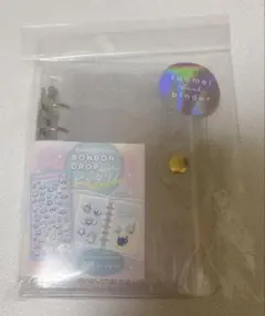 ボンボンドロップシール　シール帳　クリア