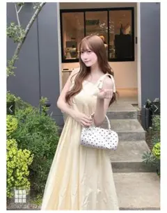 グレイル⭐︎イエローロングキャミワンピース