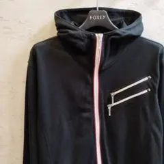 ルイスチャブロン L ブラック フード付きパーカー