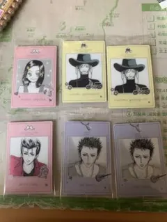 矢沢あい作品のツインウエハースカード、6枚セット