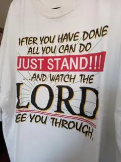 2000年代 キリスト教 メッセージプリント Tシャツ 3XLサイズ
