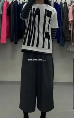 Y2K archive グランジ 7分丈パンツ　半端丈　ポーカーズ　深水光太