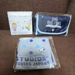 スヌーピー エコバック、ハンカチ、メモ帳　３点セット