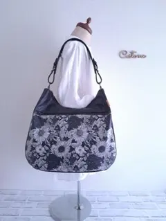 リバティ スイムダンクレア ブラック タック入通勤バッグ 共布