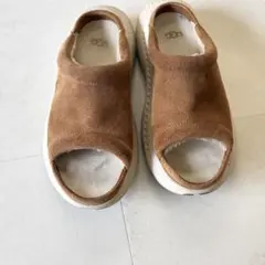 【UGG 】ブラウン オープントゥ サンダル