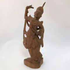 特大】木彫り 女神像 高さ154cm エスニック 彫刻 オブジェ 置物 - メルカリ