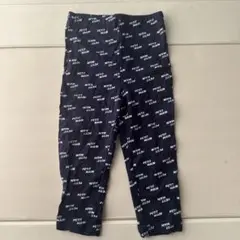 【新品】PETIT MAIN ネイビー ロゴパンツ