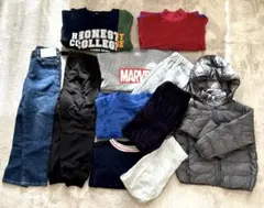 ★120センチまとめ売り★パジャマ上下セット・デニム・ダウンジャケットなど