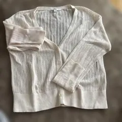 UNIQLO ハイツイストコットンショートカーディガン S