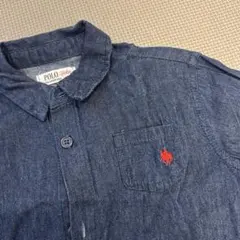 POLO 長袖シャツ ダークブルー 90cm