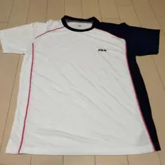 FILA ラグラン Tシャツ ホワイト/ネイビー