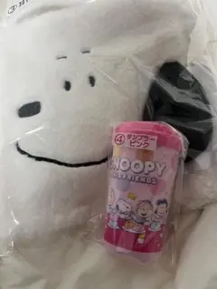【新品、未使用】スヌーピー　一番くじ　耳付きトートバッグ　タンブラー