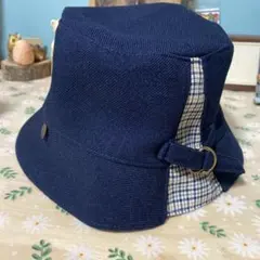 Mサイズ　ネイビー バケットハット