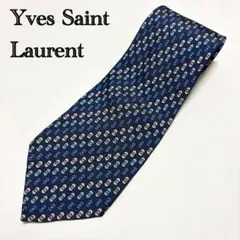 Y607-252 YSL イヴ・サンローラン ネクタイ シルク100% 日本製 - メルカリ