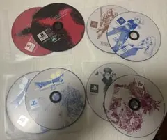 ps1 ゼノギアス、ドラクエ7、FF9 ディスクのみセット