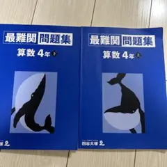四谷大塚　早稲田アカデミー　最難関問題集 算数4年 上下セット