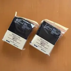 黒Tシャツ 2枚セット 未開封　無印良品