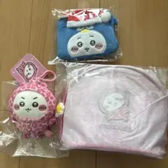 ドンペン ちいかわコラボ ポーチ 3個セット ちいかわハチワレうさぎ