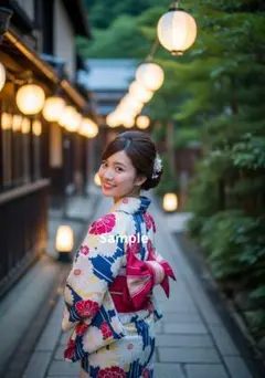 【AI作成写真L判サイズ】理想の彼女 スタンダードYUKATA