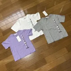 b.ROOM ナルミヤ ビールーム プリントTシャツタグ付き未使用品　３枚のサムネイル