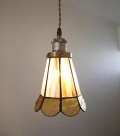 ✴︎:.。.フレアのアンティーク風8面ペンダントライト　*ステンドグラス*