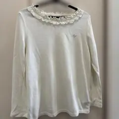 メゾピアノ　長袖カットソー　オフホワイト　130