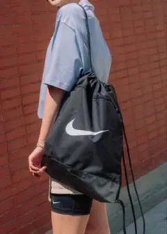 美品★NIKE ナップサック ジムサック ブラック　18L ジャージ入れリュック