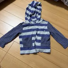 babyGap ストライプ フード付きカーディガン 80cm