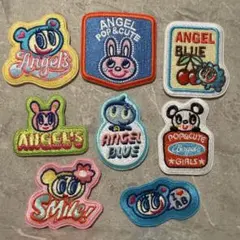 【正規品】エンジェルブルー 刺繍ステッカー コンプリートセット