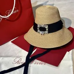 【超美品】ロジェヴィヴィエ　麦わら　ハット 2026年最新】ROGER VIVIER レディース 帽子の人気アイテム - メルカリ