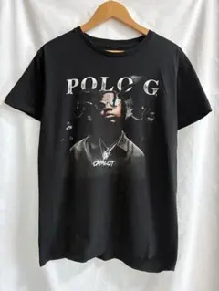 Polo G ポロG ラップTシャツ バンドT CAPALOT 黒 Mサイズ古着