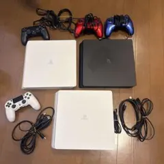 PlayStation 4 本体 3機　コントローラー　動作確認済