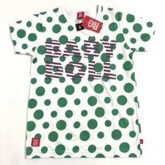 Baby Doll Tシャツ　ドット柄　グリーン　水玉のサムネイル