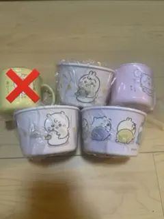 ちいかわ　Chiikawa Baby メラミンボウル　ノベルティコップ　5セット