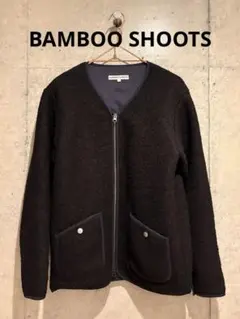 美品 Ballsey ボールジィ ギマラッセルノーカラージャケット ネイビー