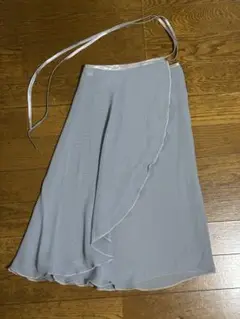 バレエスカート　グレー　ロング