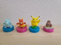 初期グッズ】 ポケモン スタンプ 10個セット ミニフィギュア レトロ