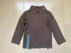 RAGMARTブラウン 長袖ハイネック ボタン付き