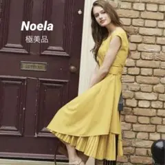 【極美品】★Noela　アシメヘムカラーワンピース　結婚式　二次会