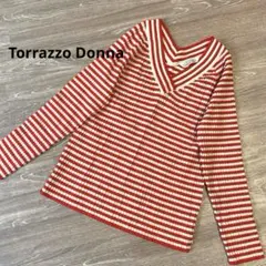 Torrazzo Donna トラッツォドンナ　リブニット　ボーダー　カットソー