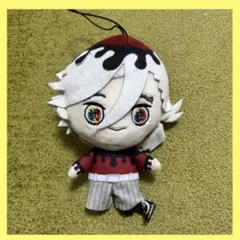ラウンドワン限定　鬼滅の刃　童磨　ぬいぐるみキーホルダー