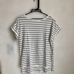 OPAQUE.CLIP ストライプ 半袖Tシャツのサムネイル