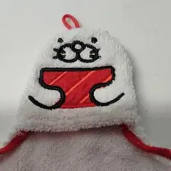 キャラクタータオル ホワイト レッド