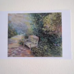 春　風景画　桜　ポストカード　5枚セット　パステル