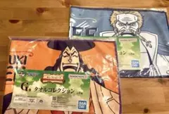 ワンピース　1番くじG賞タオルコレクションおでん　ゼフ　光月おでん　オーナーゼフ