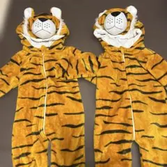 トラ　着ぐるみ　ベビー　ロンパース　キッズ　ハロウィン　双子
