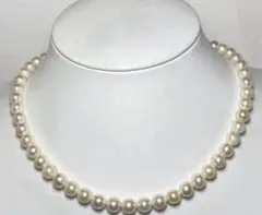 E2208 あこや真珠ネックレス7.5-8.0mm