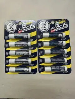 【新品10個セット】ロート製薬 メンソレータム 薬用リップナチュラル 4.5gのサムネイル