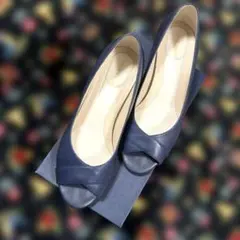 ✨CALE HAAN✨ザゴートゥー オープントゥウェッジ25.5㎝✨マリンブルーのサムネイル