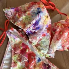 LAETITIA 花柄フリルビキニ 水着 9EFのサムネイル